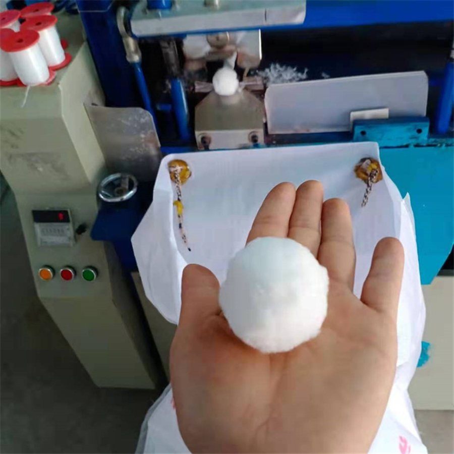 Fiber ball filter media