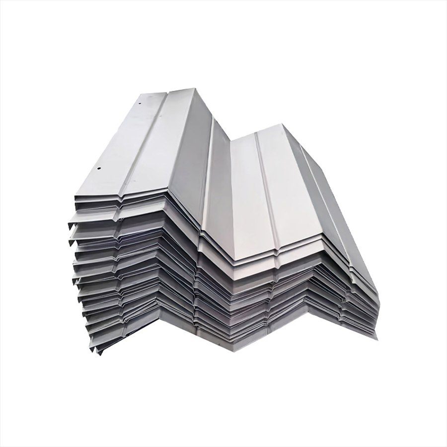 Stainless steel folded-plate stack