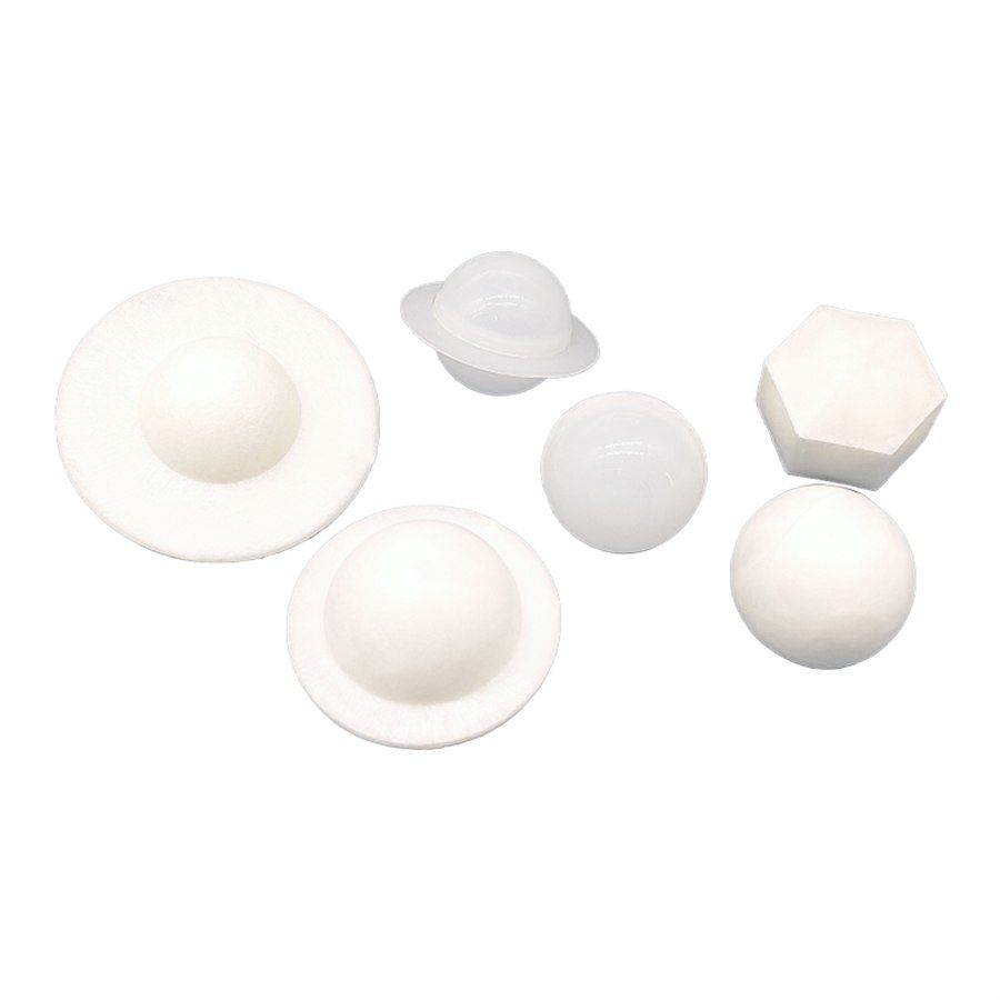 PP liquid surface cover ball close-up