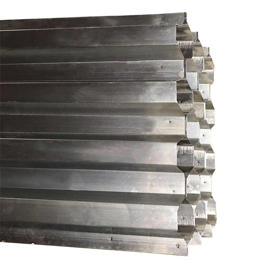 Stainless steel hexagonal tube settler media