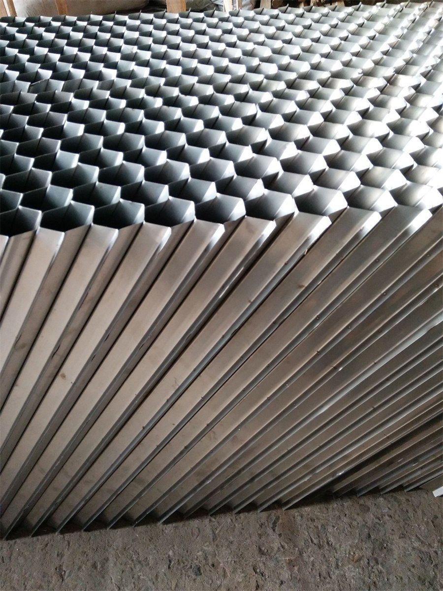 Stainless steel hexagonal tube settler media