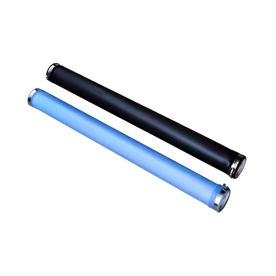 Tube aerator black EPDM and blue membrane tubes